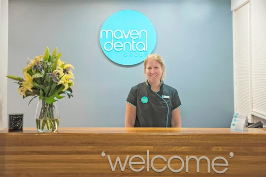 Maven Dental homepage welcome